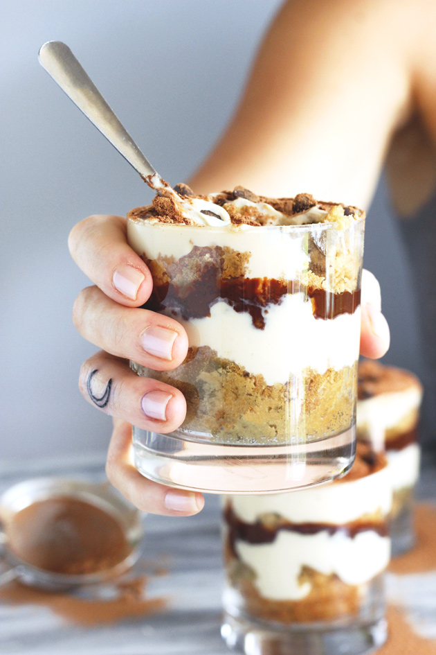 Mind Blowing Vegan Tiramisu - You won't believe it's vegan. Creamy, dreamy, and delicious. You can indulge in this classic fave free from eggs, dairy, and refined sugar. NeuroticMommy.com #vegan #desserts