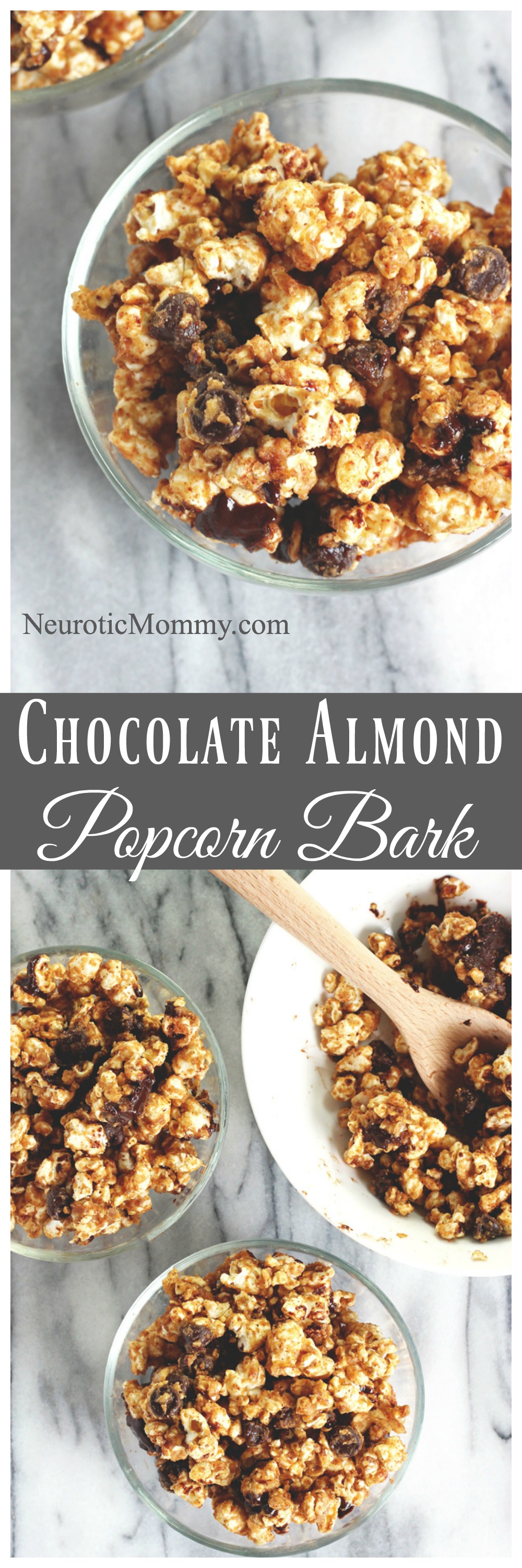 Back To School Popcorn Bark - A quick, simple, wholesome snack for the whole family to enjoy! NeuroticMommy.com #vegan #backtoschool #snacks