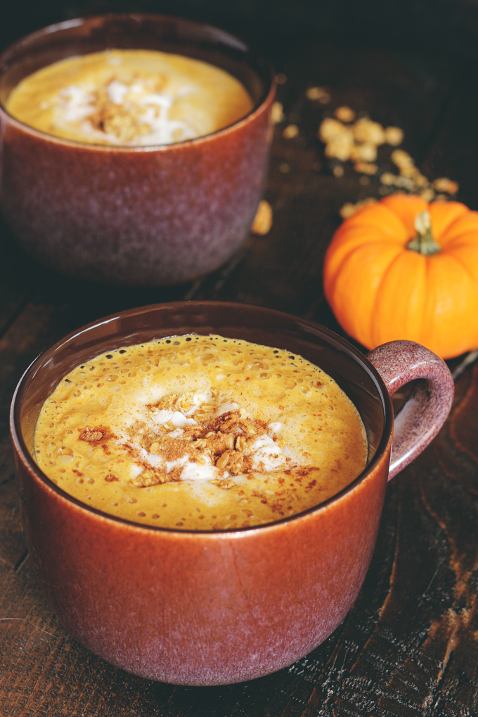 Hot Pumpkin Pie in a Mug