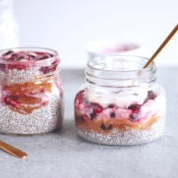 Cherry Chia Seed Pudding - A great way to enjoy snacking while getting your omega-3's on. NeuroticMommy.com #vegan #healthy