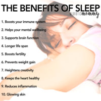 The Benefits of Sleep - Why sleeping should be made a priority and the tools you need to know on how to make that possible. NeuroticMommy.com #mindset #wellness #health
