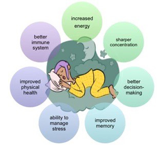 Key areas of impact for sleep health. Emerging sleep health