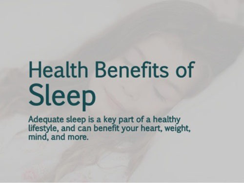 The Health Benefits of Sleep - NeuroticMommy