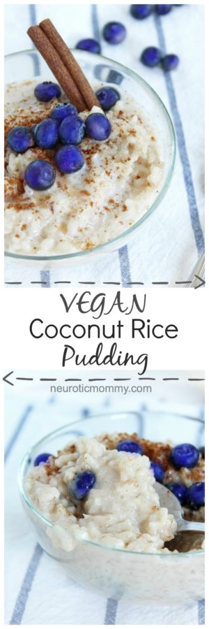 Vegan Coconut Rice Pudding - NeuroticMommy