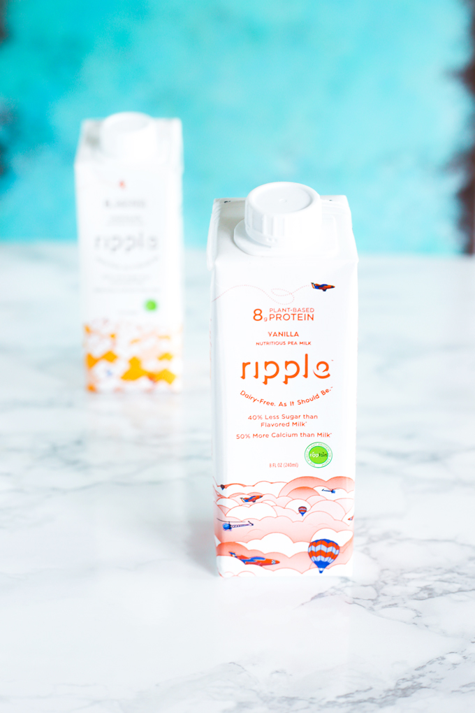 Ripple Milk Review Made From Peas - A delicious dairy-free milk, perfect for lunch boxes, snacks and drinking on the go. And it doesn't require refrigeration which is even better for active lifestyles. NeuroticMommy.com #vegan #dairyfree