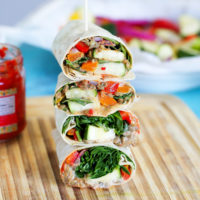 Mashed Lentil Wrap Loaded With Veggies - The ultimate wrap packed with plant based protein an a whole lotta goodness. NeuroticMommy.com #vegan #backtoschool #easyveganrecipes #lentils