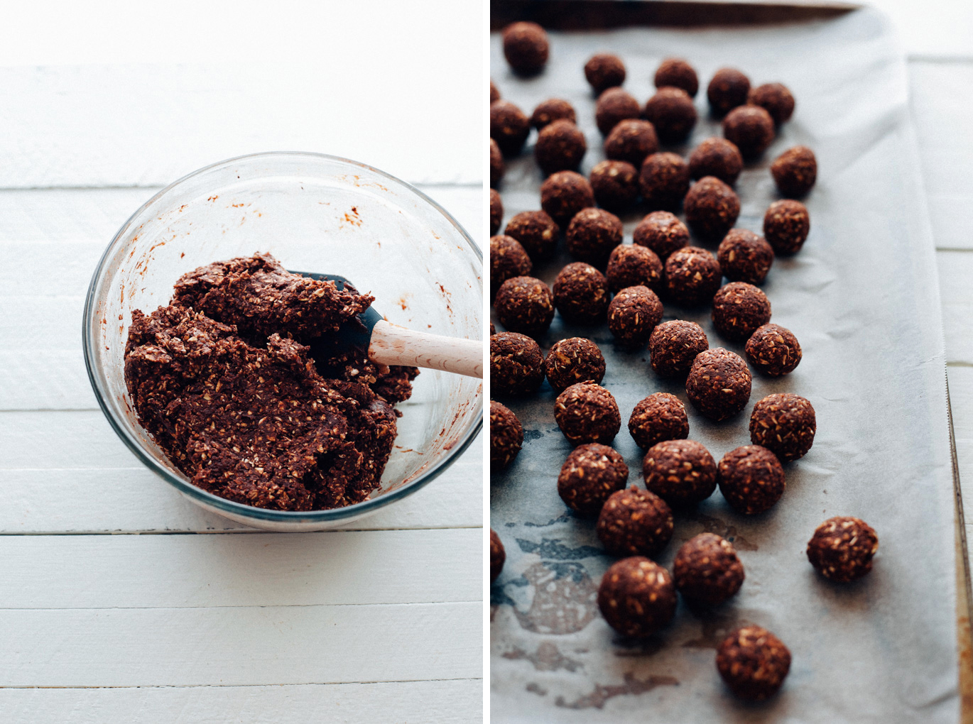 Homemade Vegan Cocoa Puffs - 4 ingredient chocolatey cereal that's naturally sweetened and perfect for breakfast! You can even enjoy these as a dry snack. NeuroticMommy.com #vegan #cereal #cocoapuffs