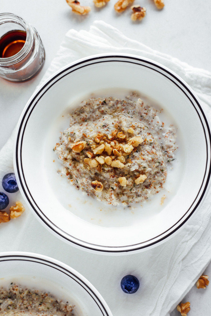 Maple Walnut NOatmeal (Oat Free Oatmeal) - NeuroticMommy