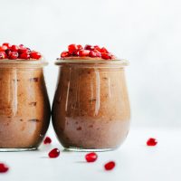 Instant Chocolate Banana Chia Seed Pudding - Now you don't have to wait overnight to enjoy one of the best, healthiest, tastiest snacks out there...Chia Seed Pudding! Enjoy this chocolate banana deliciousness instantly!! NeuroticMommy.com