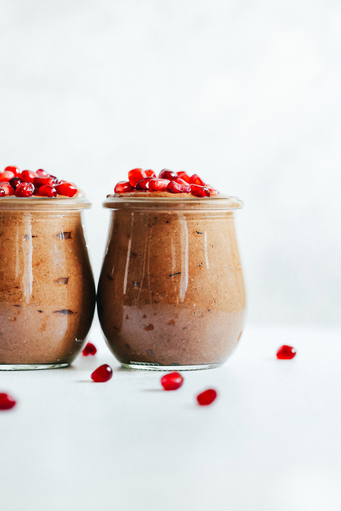 Instant Chocolate Banana Chia Seed Pudding - Now you don't have to wait overnight to enjoy one of the best, healthiest, tastiest snacks out there...Chia Seed Pudding! Enjoy this chocolate banana deliciousness instantly!! NeuroticMommy.com