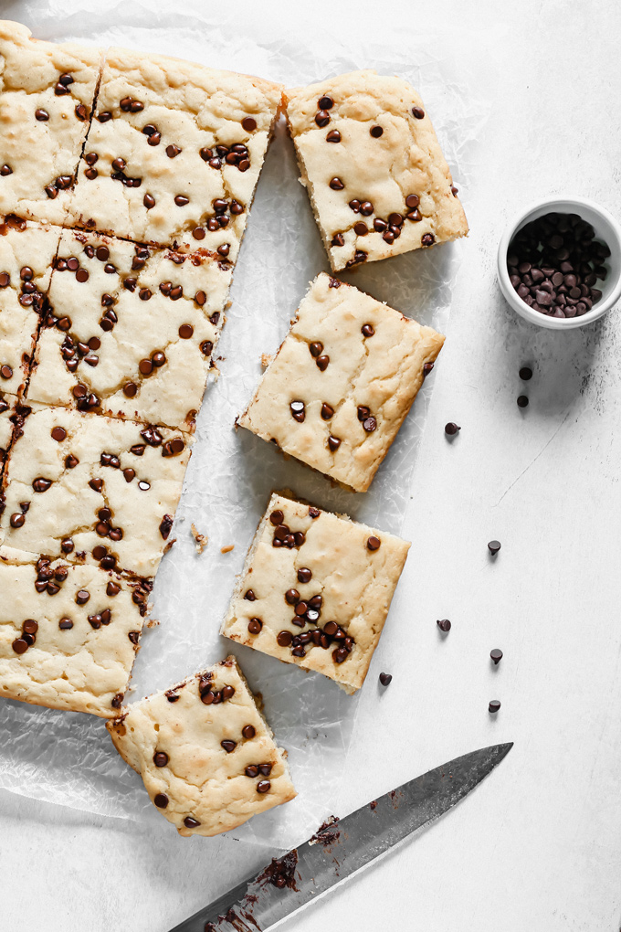 Vegan Sheet Pan Chocolate Peanut Butter Pancakes - NeuroticMommy