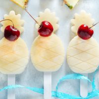Dole Piña Colada Ice Pops - A charming classic that's super easy to make, refreshingly sweet and delicious as ever. NeuroticMommy.com #healthysnacks #vegan #pinacolada