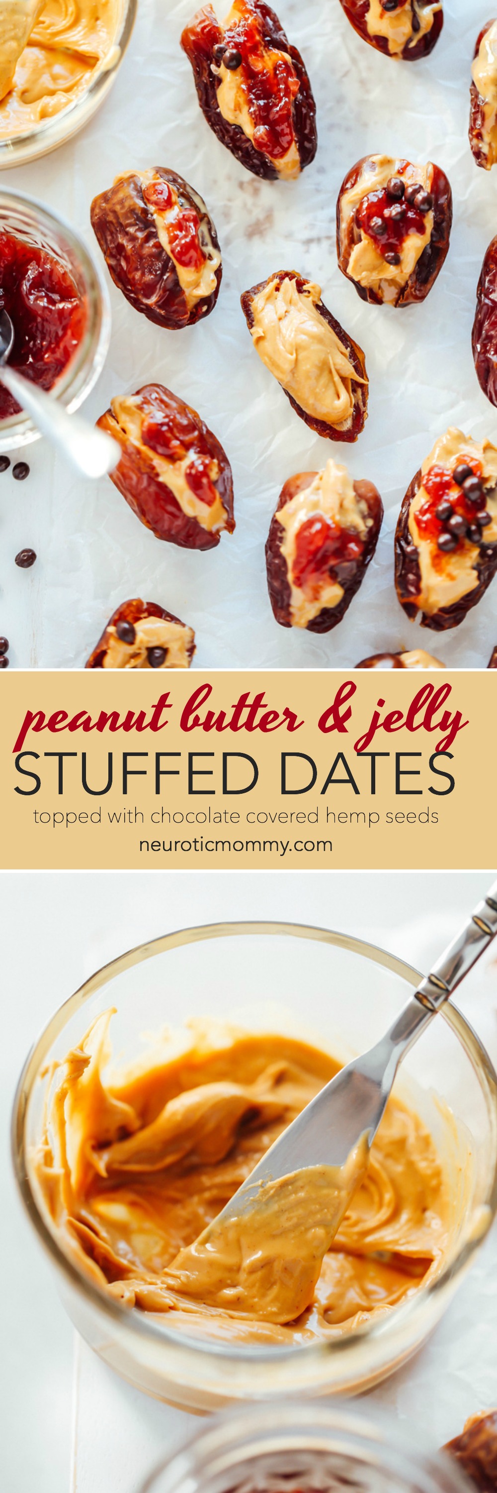 Chocolate Covered Dates Stuffed with Peanut Butter - Two Spoons