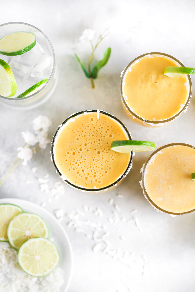 This Immune Boosting Vitamin C Smoothie will give you all the summer feels as it's loaded with vitamin C (hence the name), is super refreshing with hints of lemon, lime, and vanilla. NeuroticMommy.com #smoothie #immunebooster