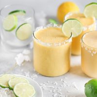 This Immune Boosting Vitamin C Smoothie will give you all the summer feels as it's loaded with vitamin C (hence the name), is super refreshing with hints of lemon, lime, and vanilla. NeuroticMommy.com #smoothie #immunebooster