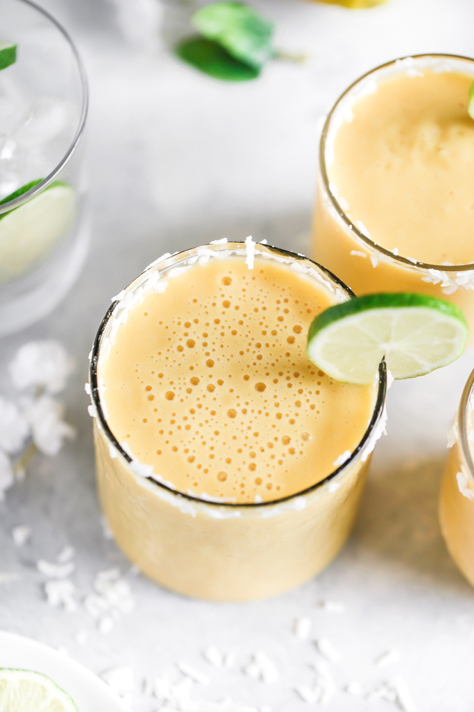 This Immune Boosting Vitamin C Smoothie will give you all the summer feels as it's loaded with vitamin C (hence the name), is super refreshing with hints of lemon, lime, and vanilla. NeuroticMommy.com #smoothie #immunebooster