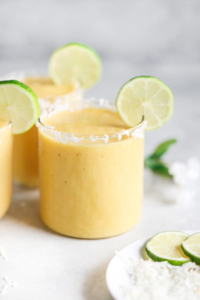 This Immune Boosting Vitamin C Smoothie will give you all the summer feels as it's loaded with vitamin C (hence the name), is super refreshing with hints of lemon, lime, and vanilla. NeuroticMommy.com #smoothie #immunebooster