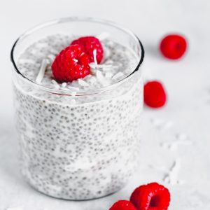 Creamy Coconut Chia Pudding - This is a very simple and adaptable recipe for chia seed pudding. It's ingredients are so versatile you can adjust and make it however you like. But I say try this dreamy coconut version first because it will give you all the delicious feels. NeuroticMommy.com #vegan #snacks #keto
