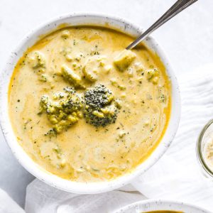 Vegan Broccoli Cheddar Soup - NeuroticMommy