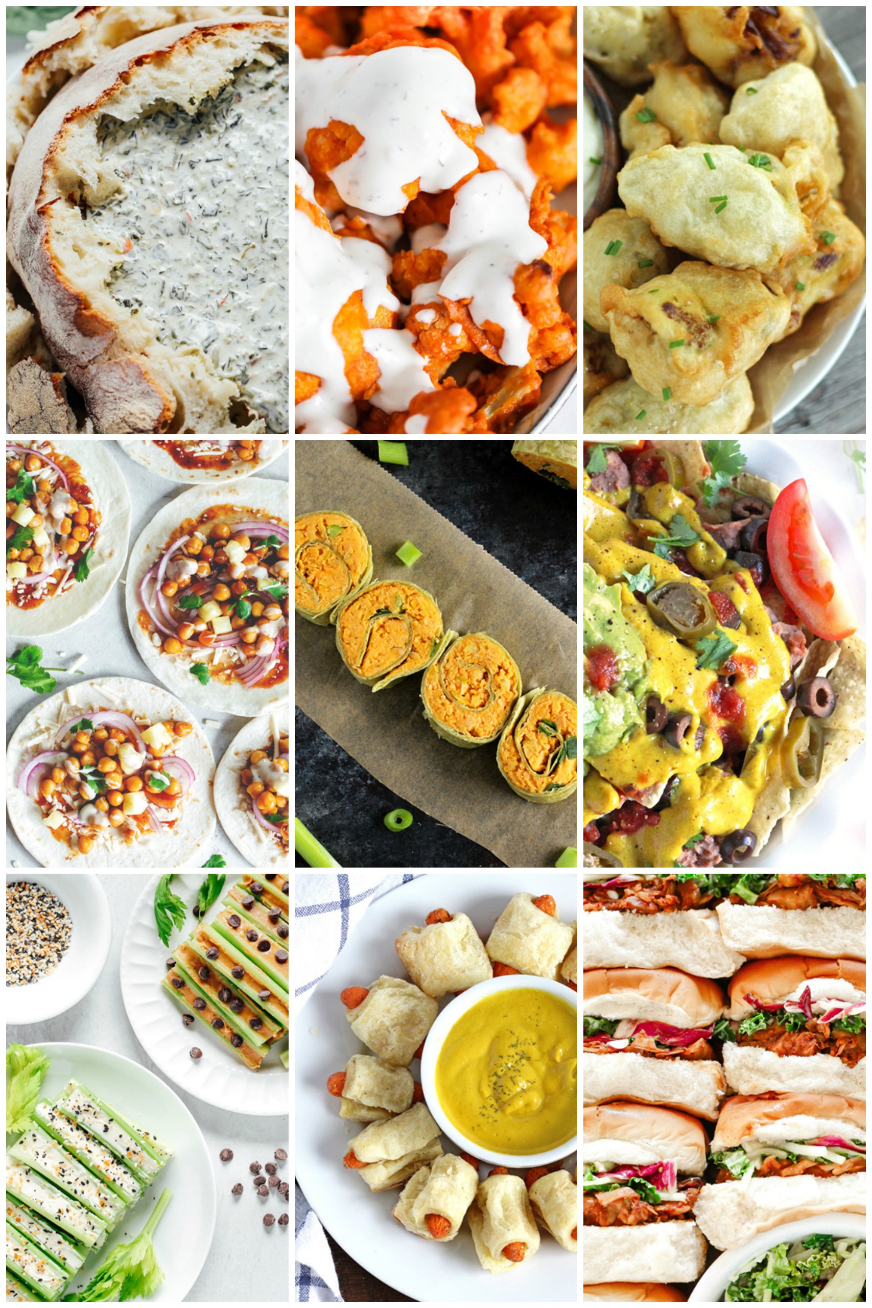 Fun Vegan Super Bowl Snack Recipes For Game Day - There’s a little bit of something for everyone without the overwhelm of what to make. Stick to what everyone wants to really snack on and you’re all set. NeuroticMommy.com #superbowl2020 #snackroundup #vegansnacks