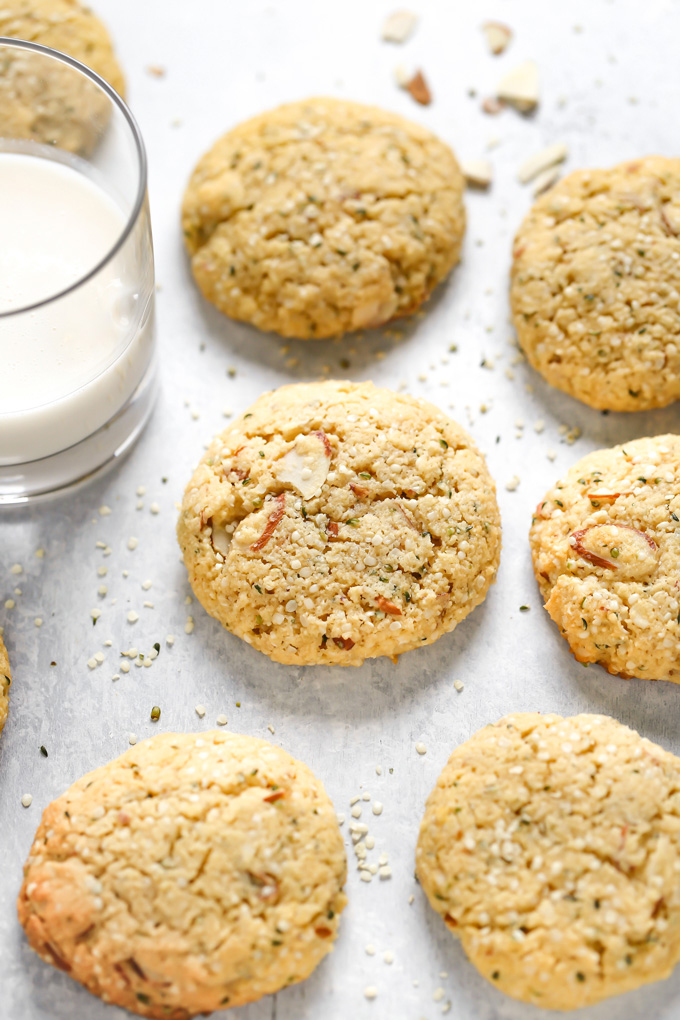 These are my Vegan Breakfast Cookies but could also be known as my Vegan Lactation Cookies. Super high in flaxseeds, hemp, and almonds, this is THE cookie to help boost and maintain milk supply. Not only that they're completely KETO! They're amazing to help you stay on track, high in healthy fats, great source of protein and only 1.2g Net Carbs. NeuroticMommy.com #vegan #veganketo #keto #cookies