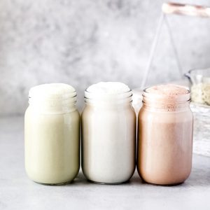 Homemade Hemp Milk 3 Ways - Make your own hemp milk with no straining required using 2 to 3 ingredients! A delicious dairy free alternative and can be used for anything from soups to smoothies, to cereal! NeuroticMommy.com #vegan #keto #hempmilk #homemade