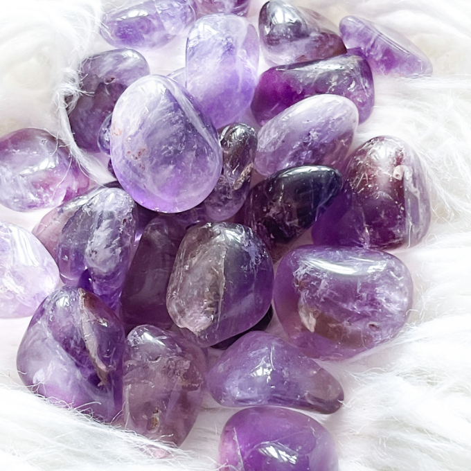 Amethyst Tumbled Stones