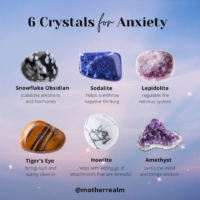 six crystals for anxiety